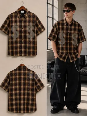 Short-Sleeve Button-Up Shirt