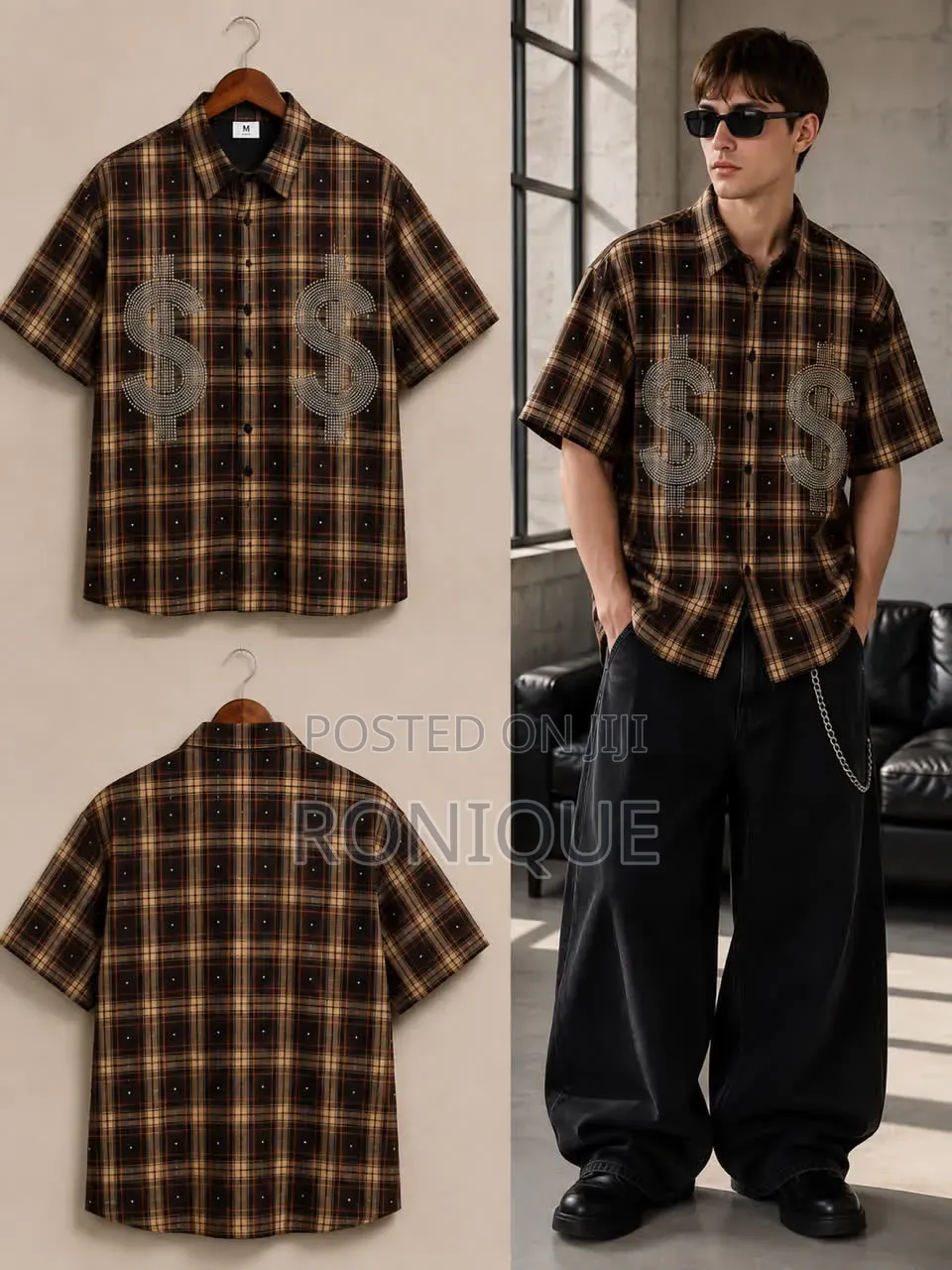 Short-Sleeve Button-Up Shirt
