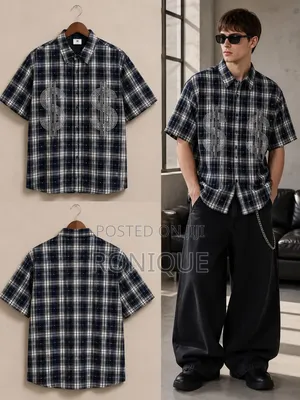 Short-Sleeve Button-Up Shirt