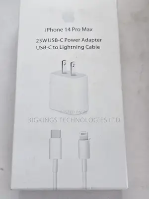 25W USB-C Power Adapter USB-C to Lightning Cable