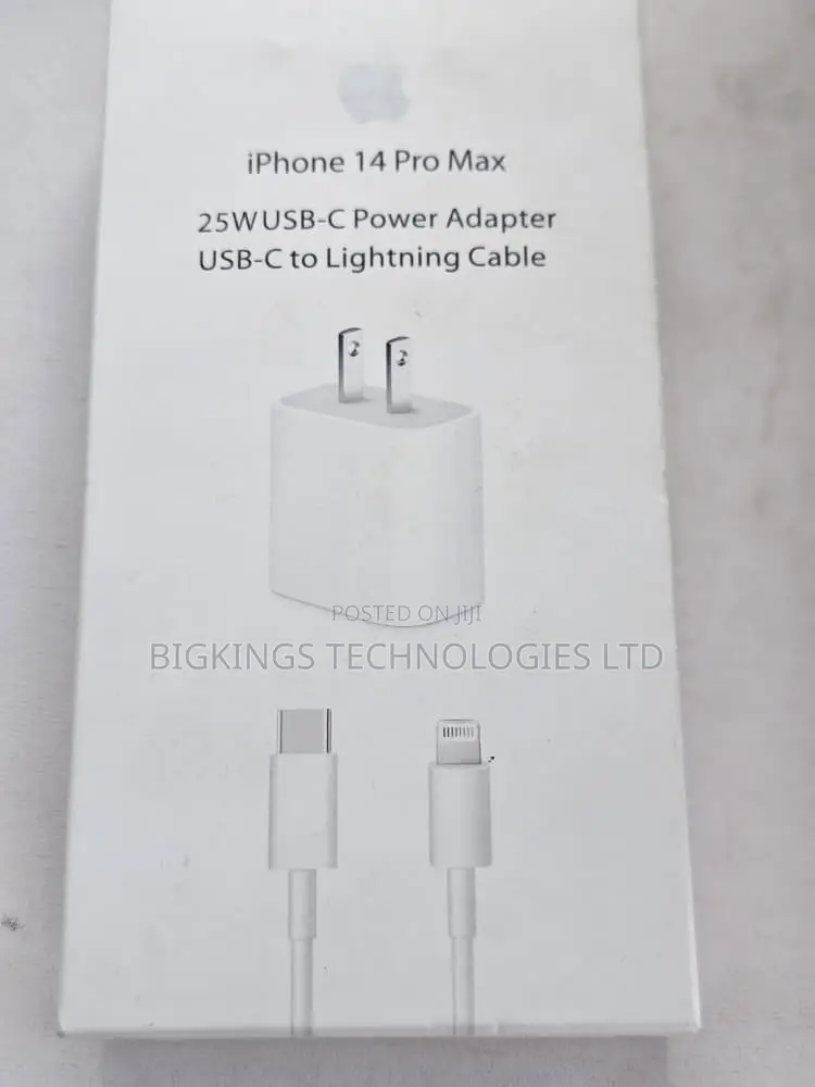 25W USB-C Power Adapter USB-C to Lightning Cable