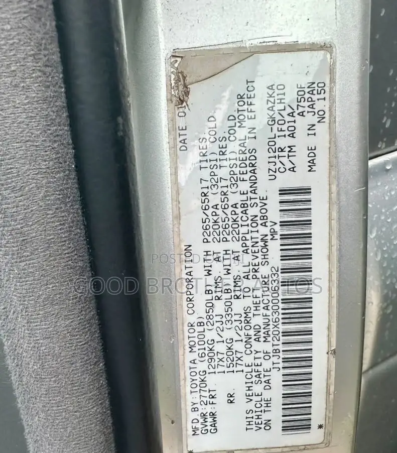 Lexus GX 470 2003 Silver