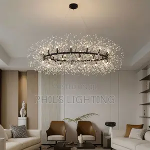 Nordic Crystal Chandelier Dandelion Pendant Light