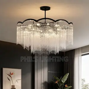 Modern Luxury Crystal Glass LED Chandelier