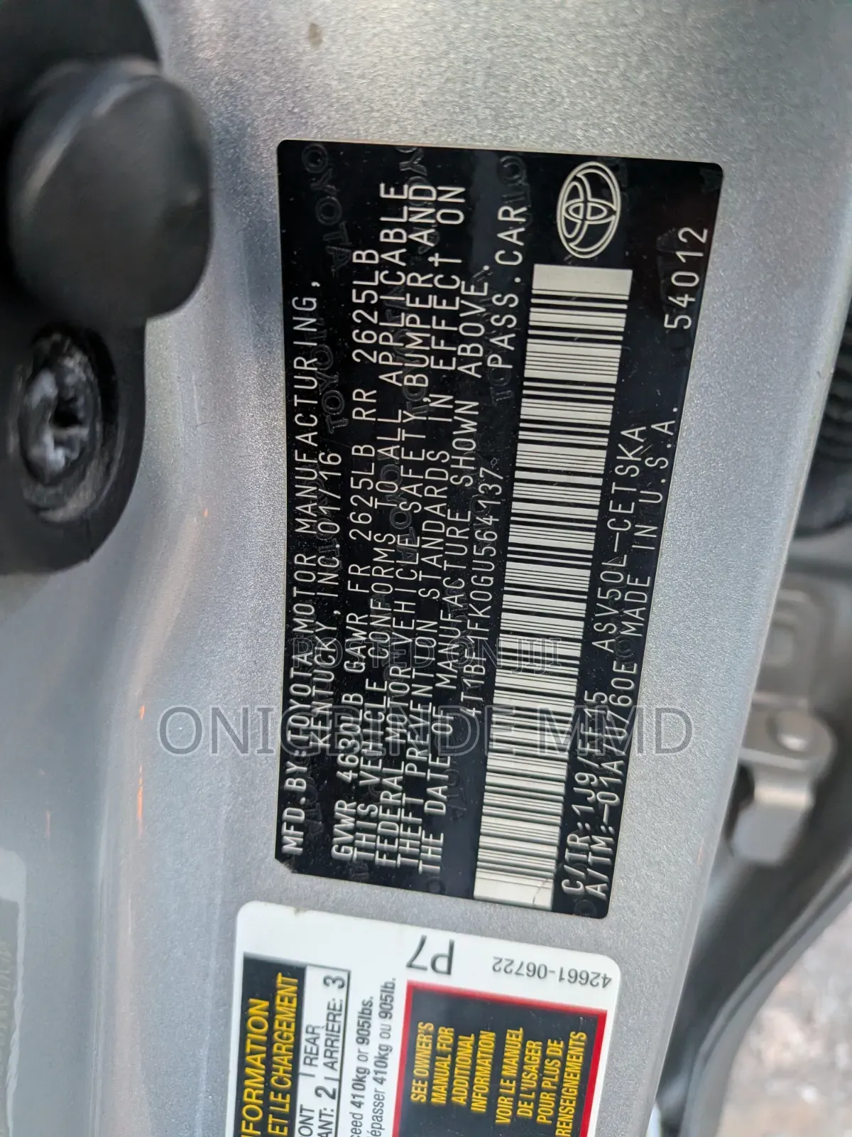 Toyota Camry 2017 Silver