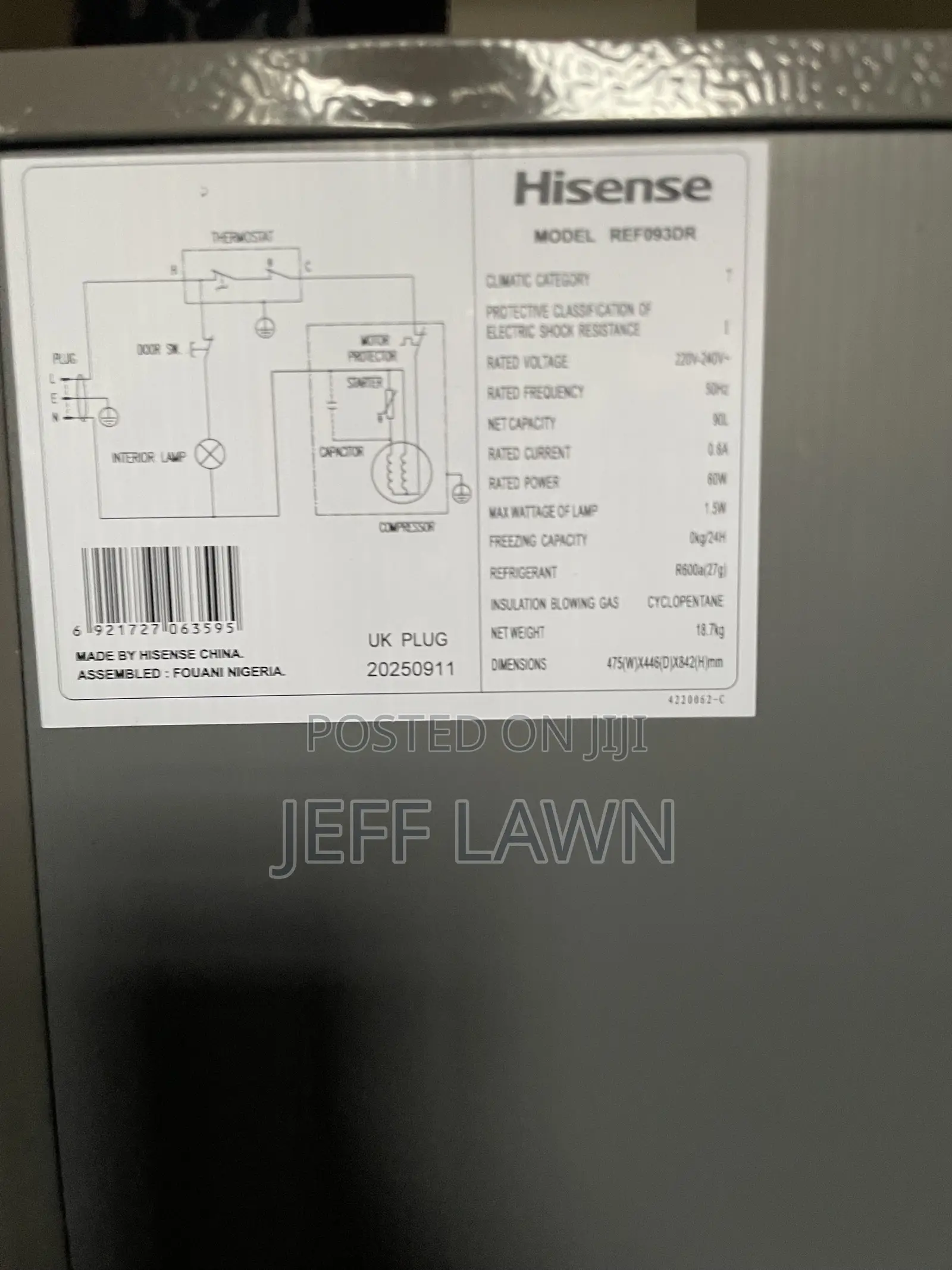 Hisense 90l (Highly Highly Negotiable)