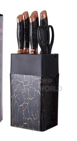8pcs Non-Stick Coated Knife Set