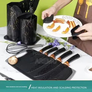 Full Silicone Kitchen Spoon  With Knife