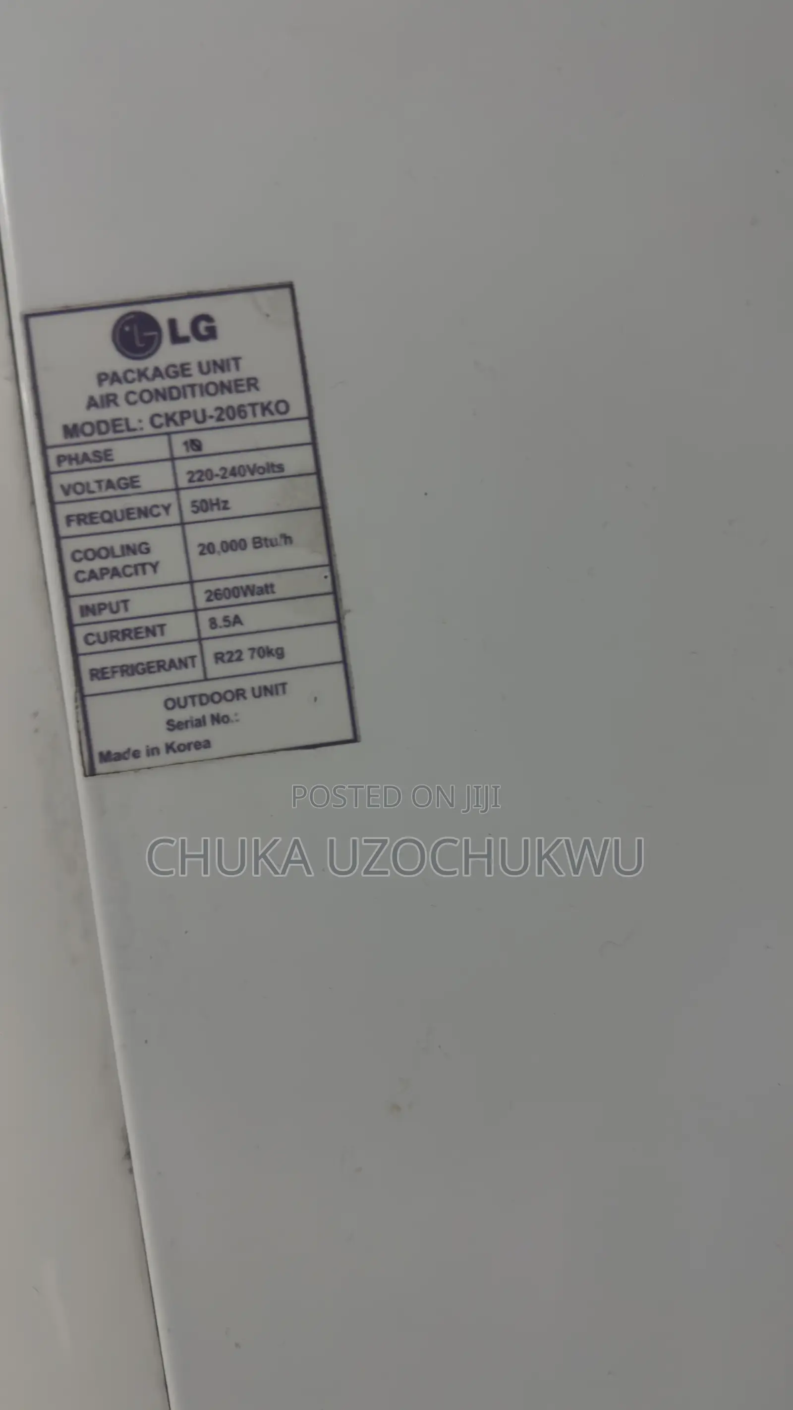 Standing AC