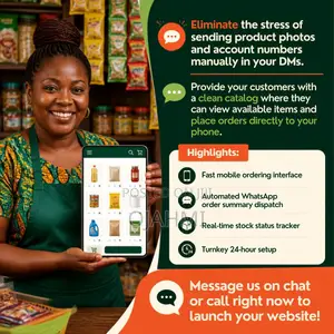 Express Mobile Storefront Website for Local Vendors