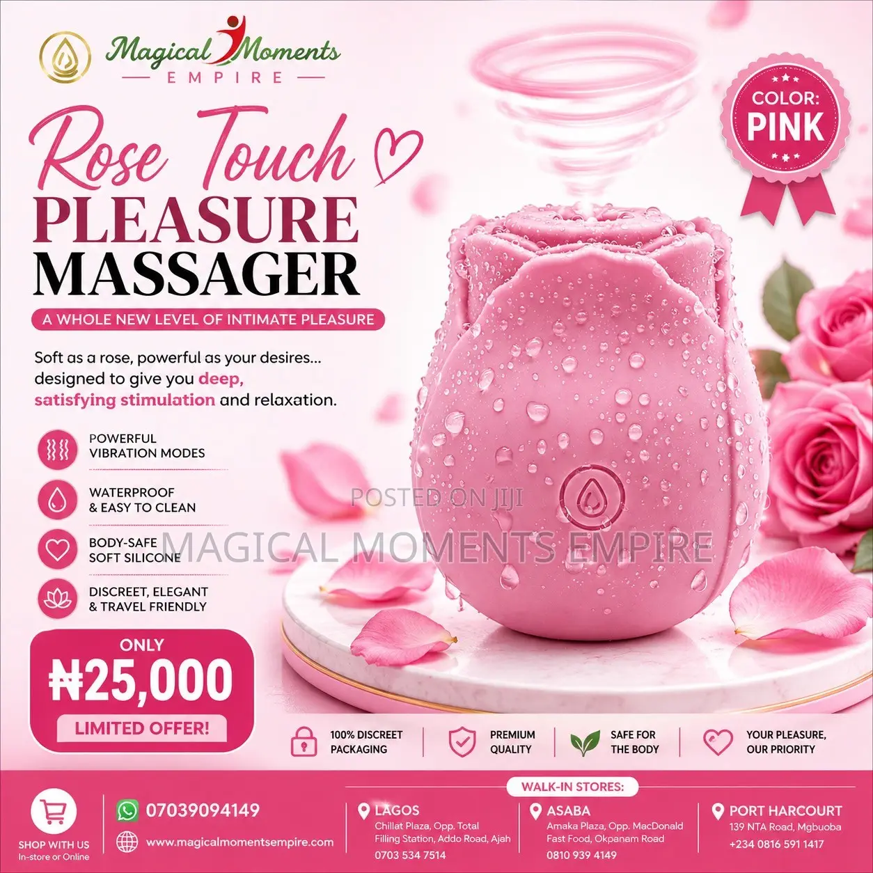 Rose Shaped Vibrator