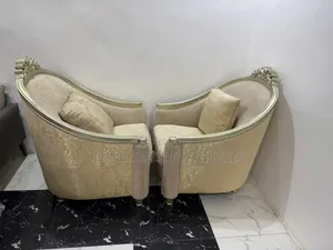 Two Elegant Arm Accent Chairs