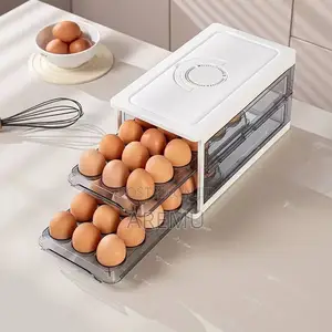 2layer Acrylic Drawer Egg Rack