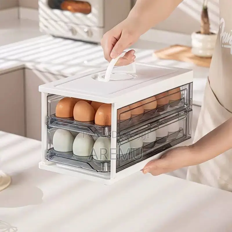 2layer Acrylic Drawer Egg Rack