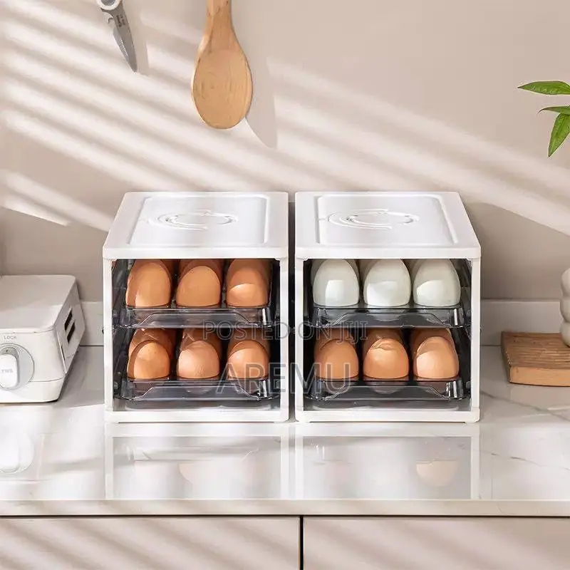 2layer Acrylic Drawer Egg Rack