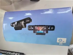 Dual-Lens Car DVR Dash Cam With an IPS Screen