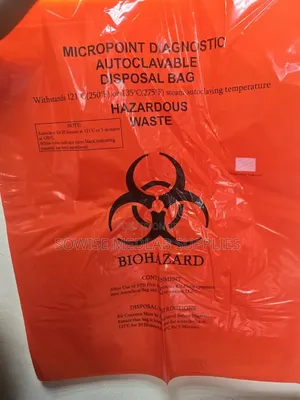 Original Thick Diagnostic Autoclavable Biohazard Disposal Bag
