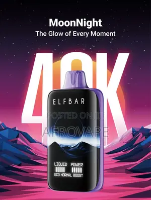 ELFBAR MoonNight 40,000 Puffs Disposable Vape – Retail & Wholesale