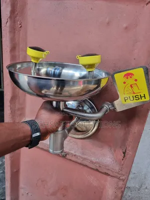 Wall-Mounted Emergency Eyewash Station