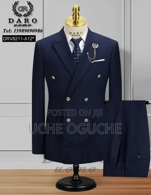 Double Breasted Suit for Men