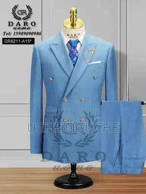 Double Breasted Suit for Men