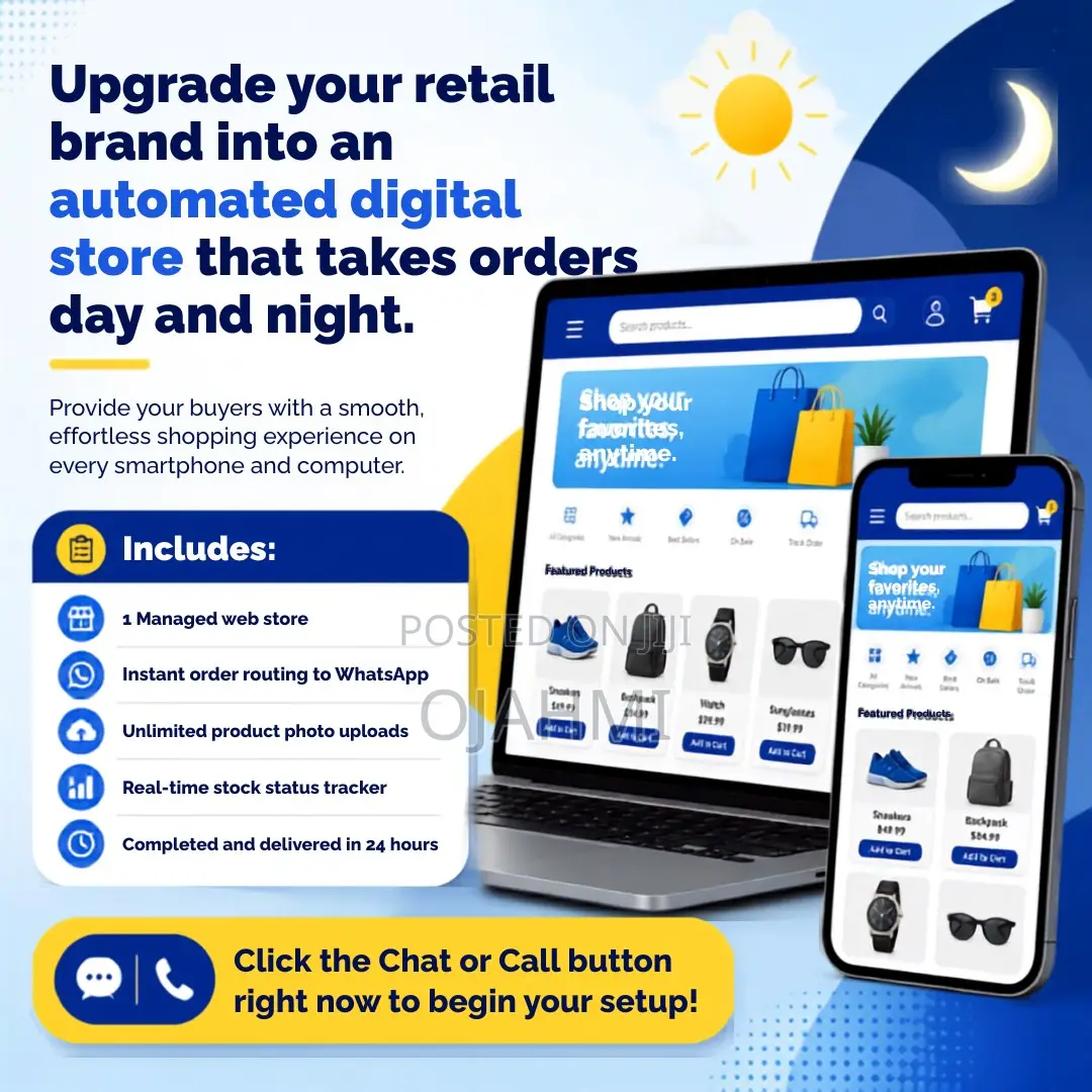 Automated Product Catalog Website for Shop Owners