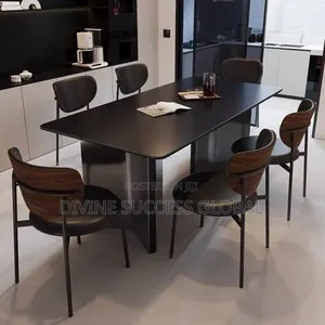 Marble Morden Dining Table With 6 Chairs
