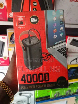 New Age Turbo Ultra 9 40000mAh 65W Fast-Charging Laptop Power Bank