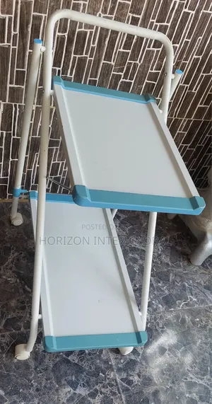 Foldable 2 Tier Multipurpose 4 Wheels Trolley
