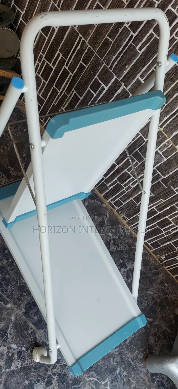 Foldable 2 Tier Multipurpose 4 Wheels Trolley