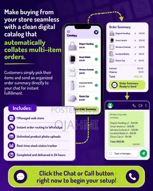 Simple Digital Shop Website for Everyday Merchants