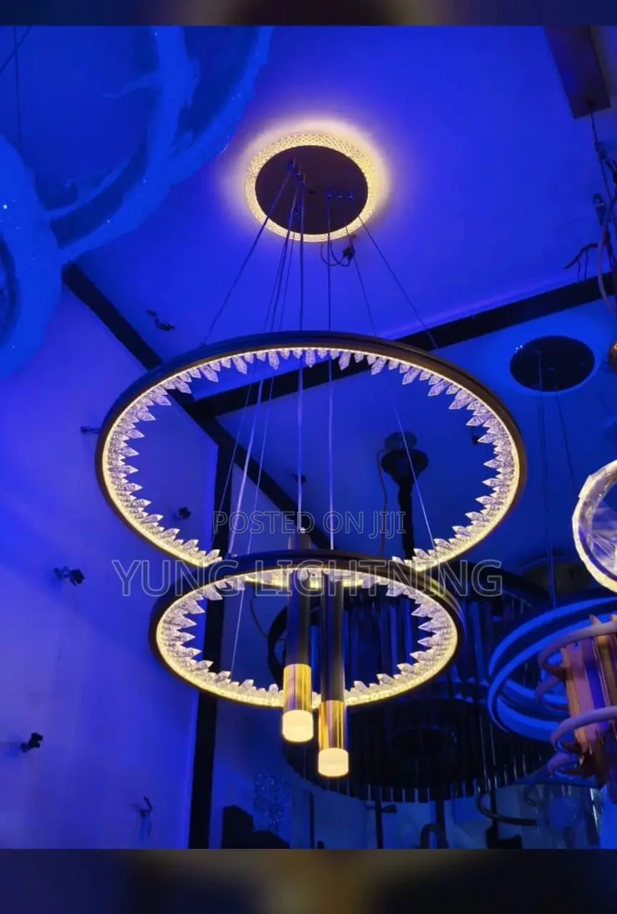 Luxury Double Ring Chandelier