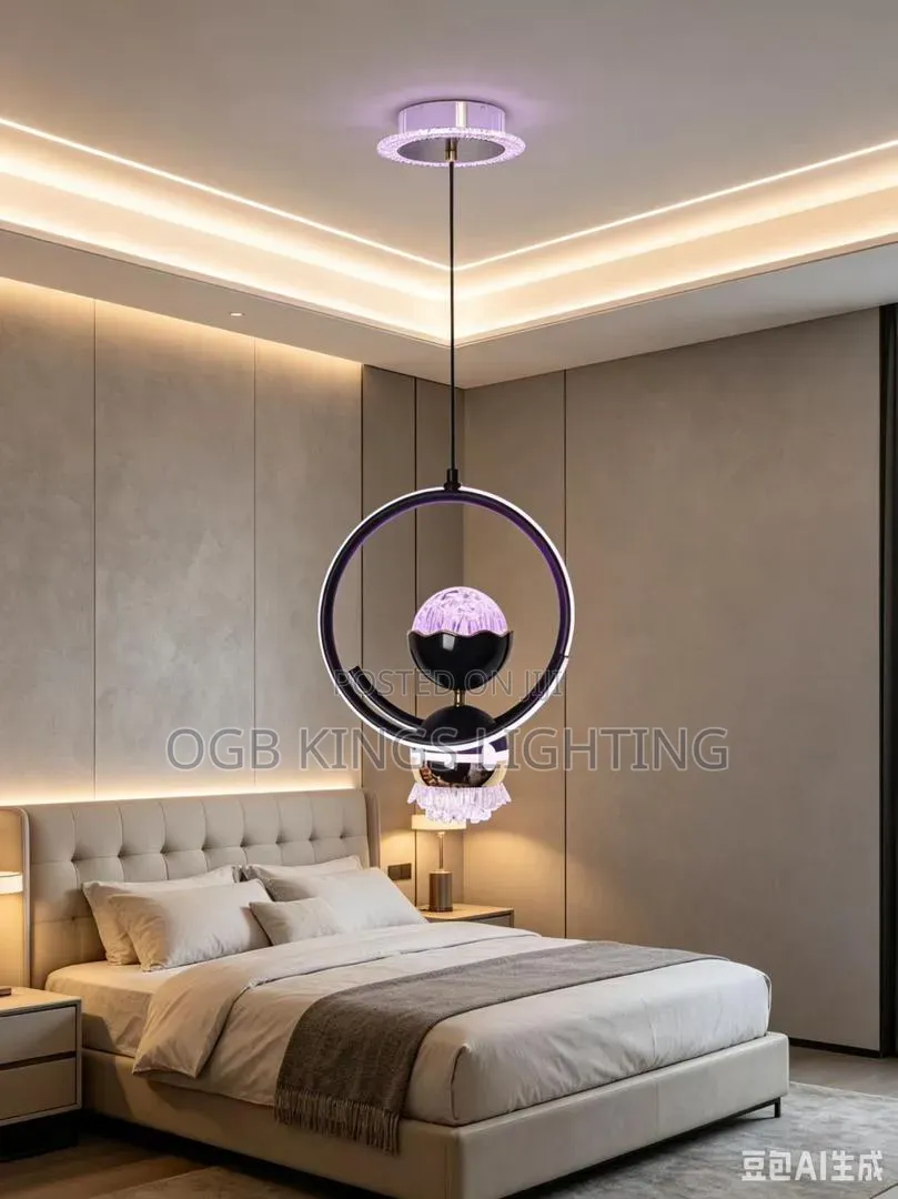 Black Led Chandelier Light
