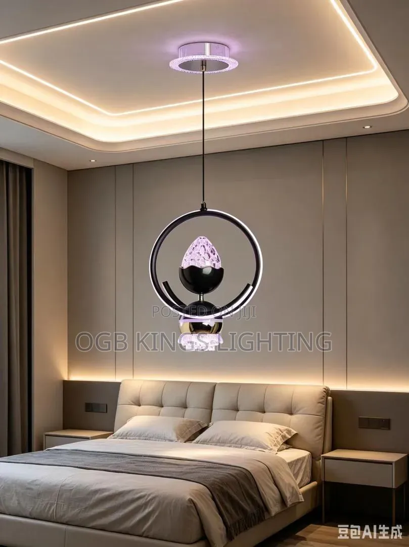 Black Led Chandelier Light