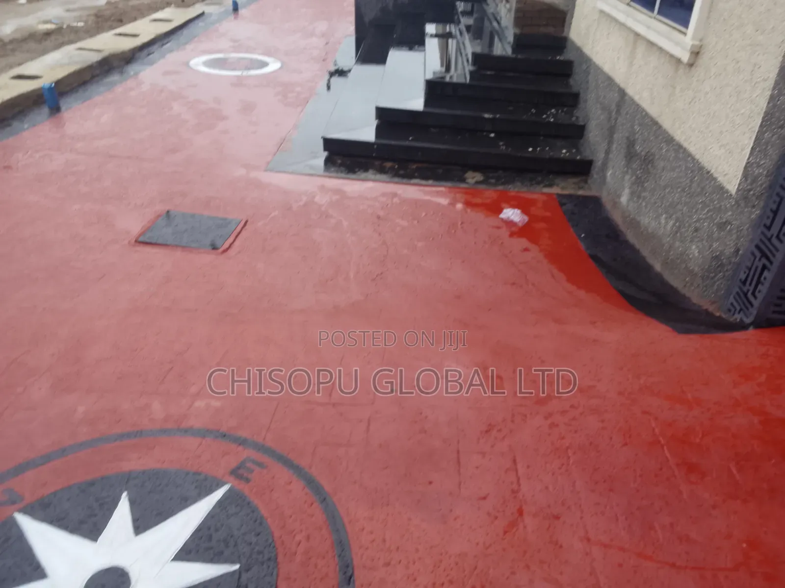 Original Stamp Concrete Floor Materials Installation