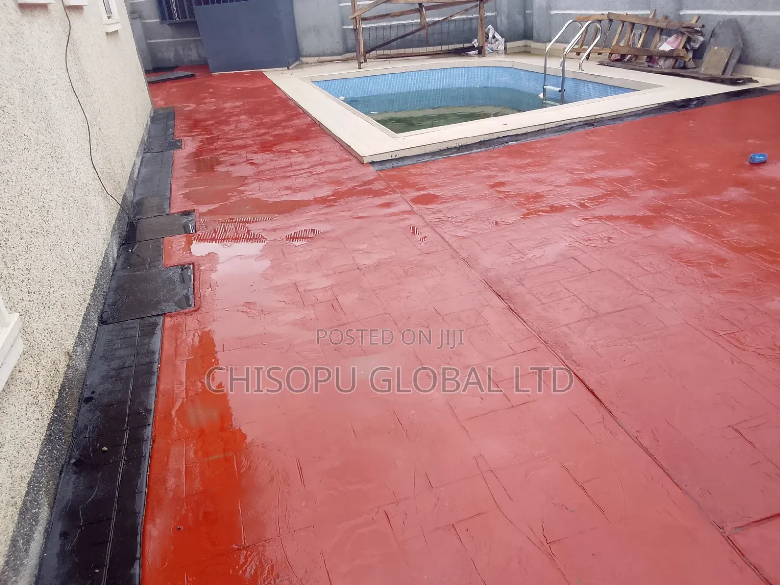 Original Stamp Concrete Floor Materials Installation