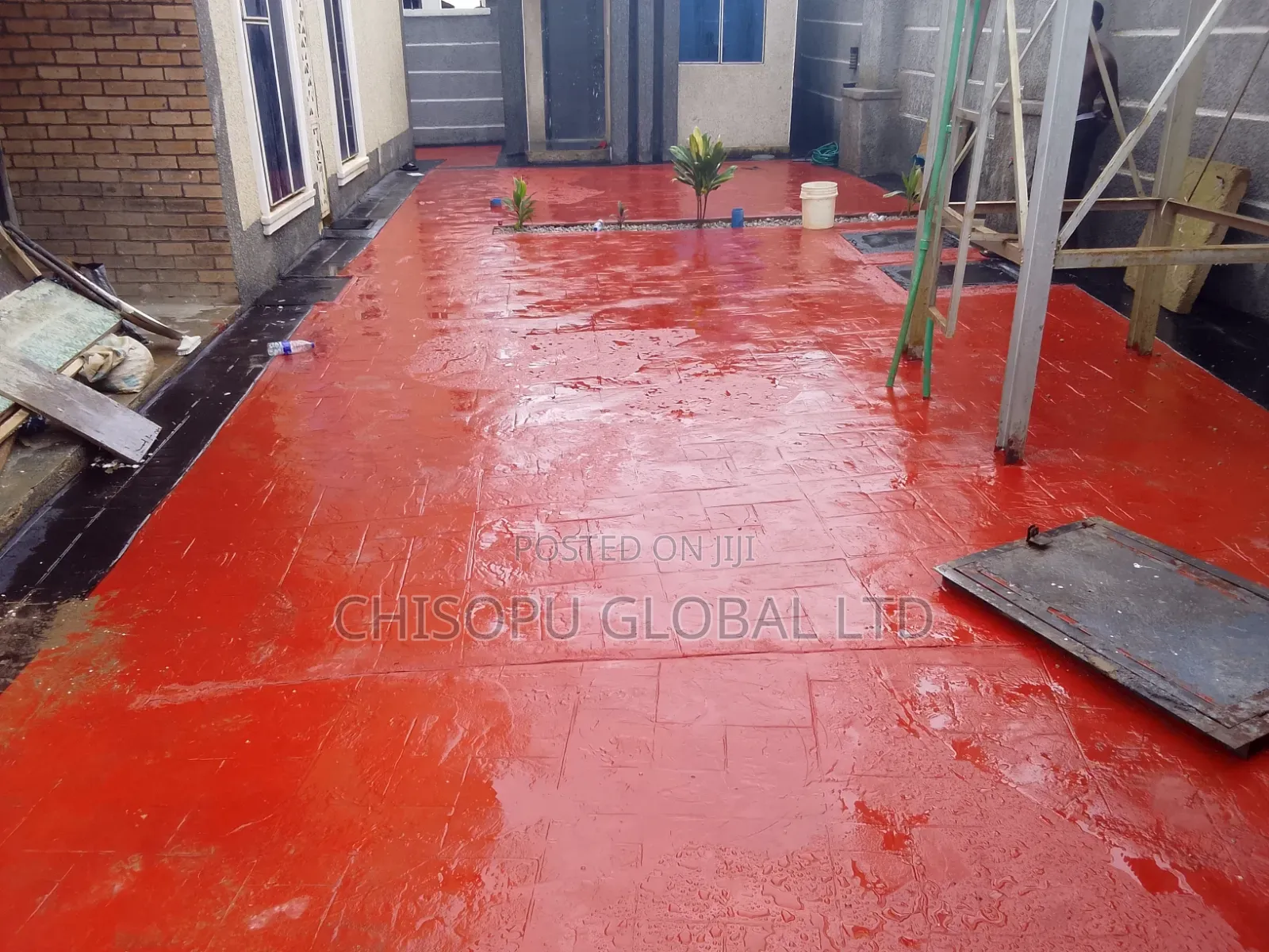 Original Stamp Concrete Floor Materials Installation