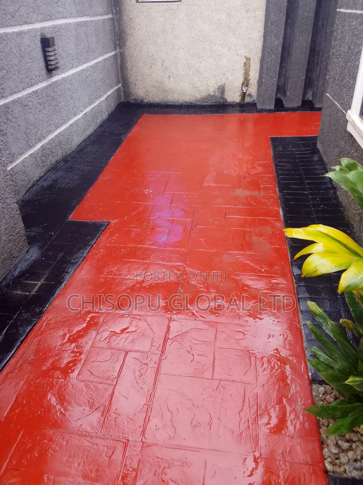 Original Stamp Concrete Floor Materials Installation