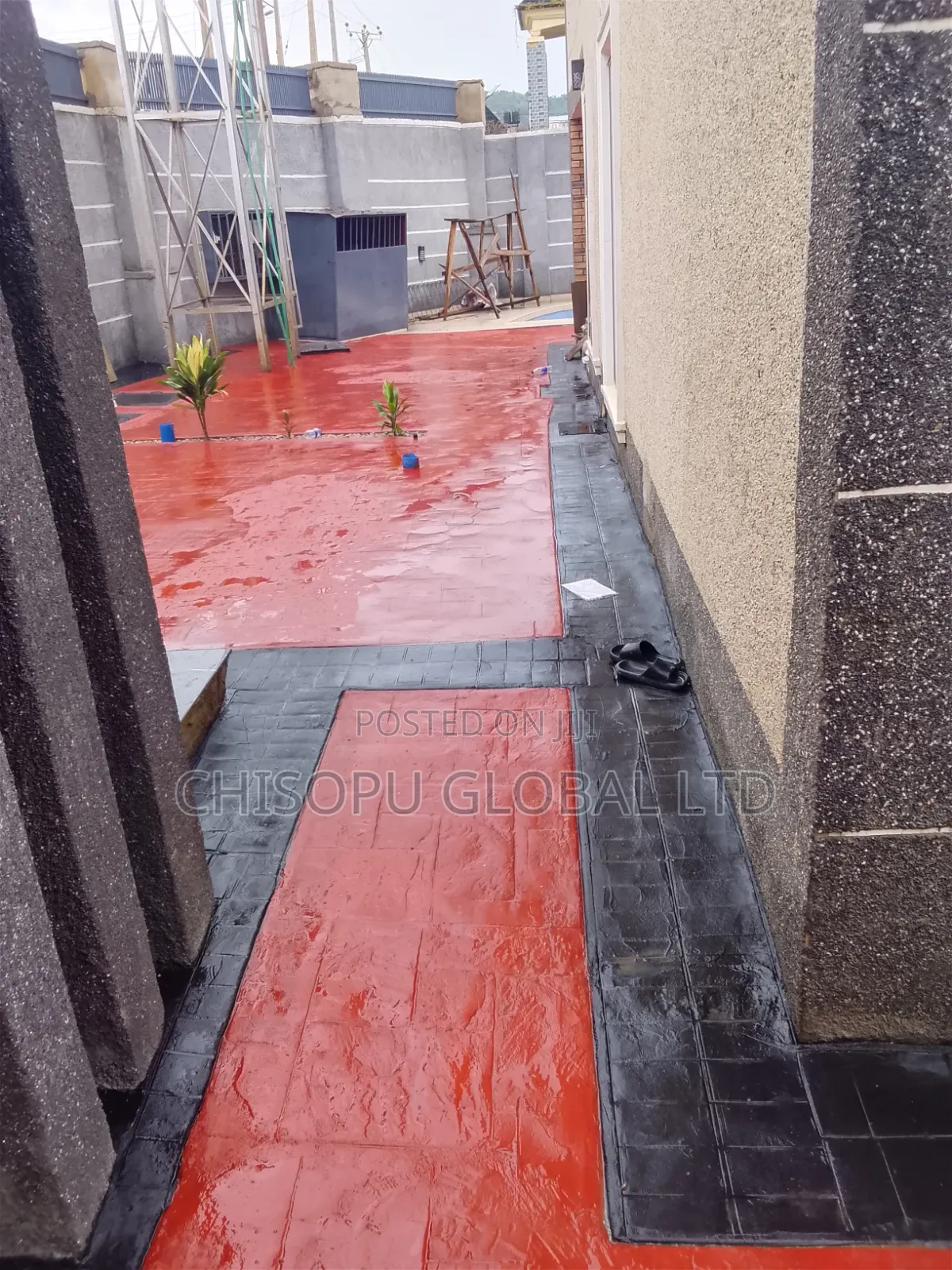 Original Stamp Concrete Floor Materials Installation