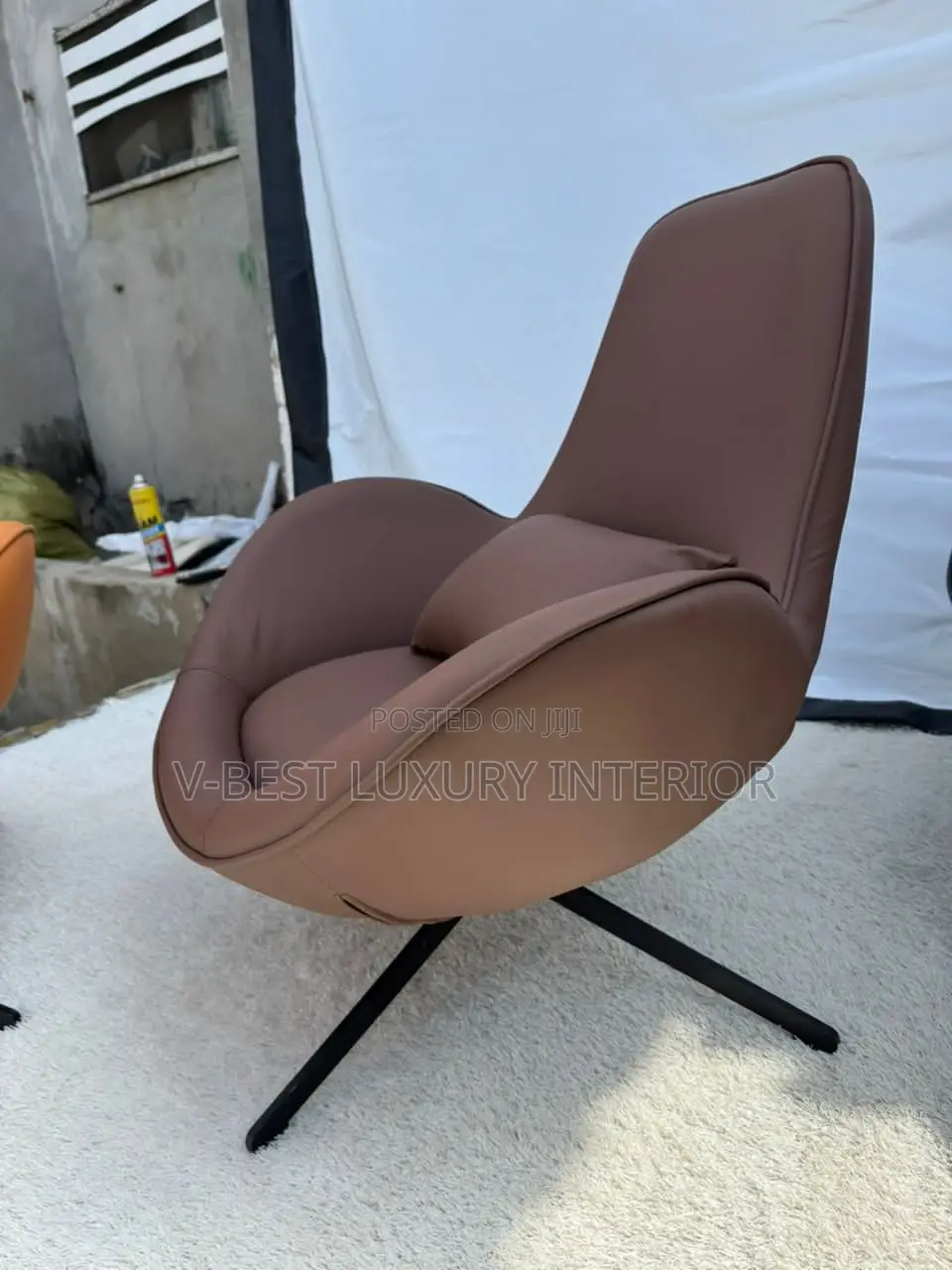 Swivel Accent Char, Original Leather