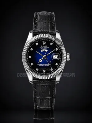 Elegant and Timeless Rolex Leather Watch