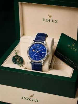 Elegant and Timeless Rolex Leather Watch