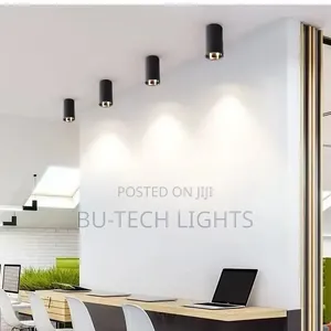 Surface-Mounted Cylindrical Spotlights