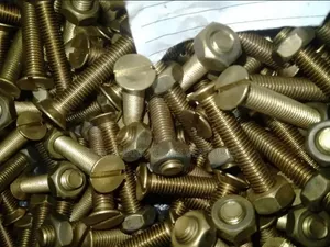 10mm X 80mm CSK Brass Bolt/Nut(3")