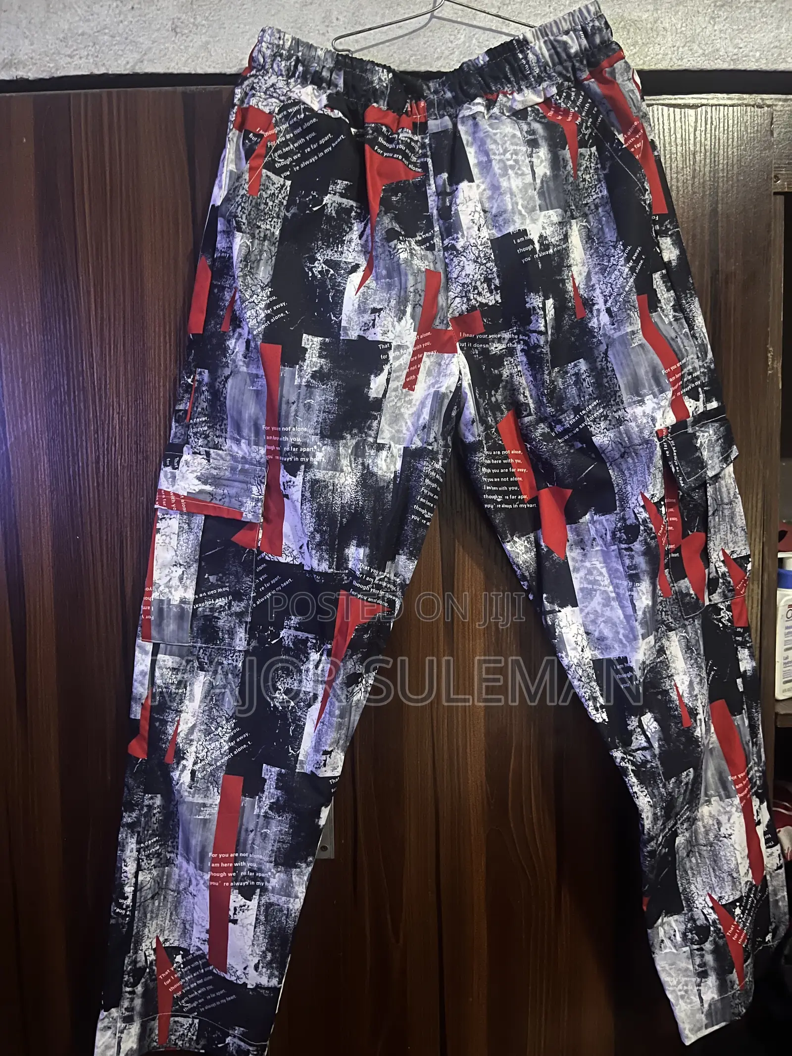 Urban Patchwork Cargo Two-Piece Set