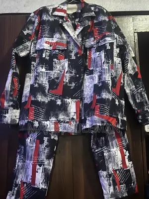 Urban Patchwork Cargo Two-Piece Set