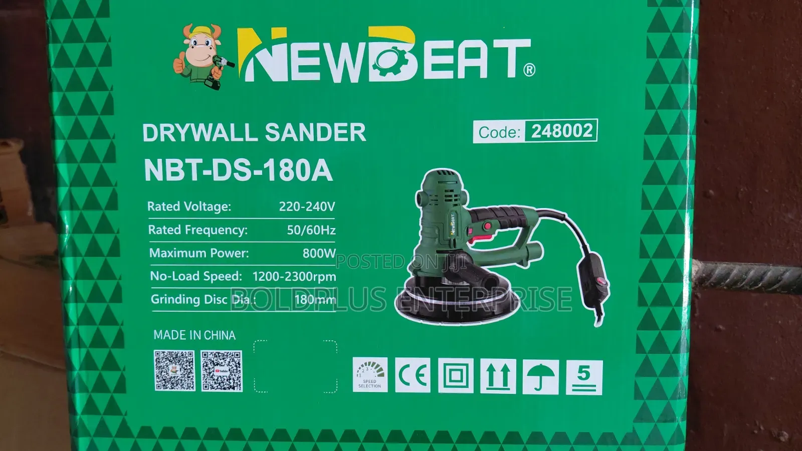 800 Watts Dry Wall Sander