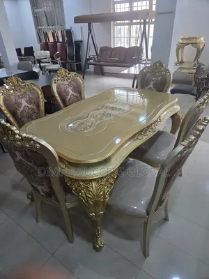 Quality Luxury Royal Dining Table and 6 Chairs