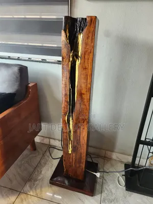 Decorative Rustic Wooden Standing Light
