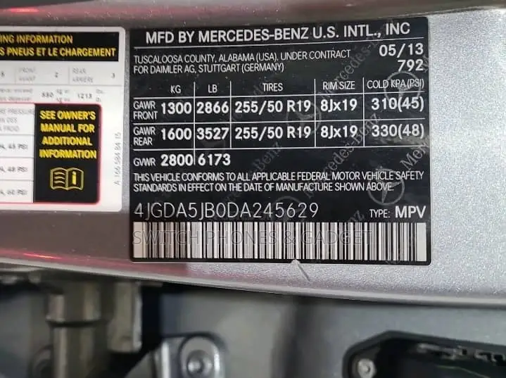 Mercedes-Benz M Class 2013